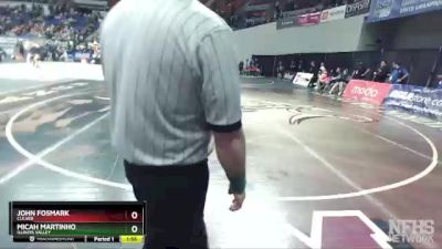 2A/1A-113 Quarterfinal - Micah Martinho, Illinois Valley vs John Fosmark, Culver