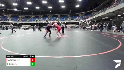 285 lbs Champ. Round 2 - Julien Tanner, Murphysboro vs Ian Sims, Evanston