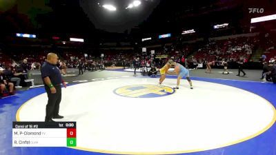 195 lbs Consi Of 16 #2 - Matthew Porras-Diamond, Temecula Valley (SS) vs Ross Cinfel, Clovis North (CS)