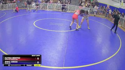 125 lbs Round 1 - Alyssa Benitez, Douglas Wrestling vs Emma Gregg, Glencoe