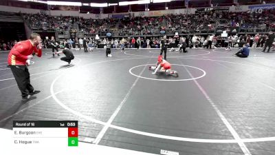 65 lbs Round Of 16 - Elijah Burgoon, East Kansas Eagles vs Colton Hogue, Terminator Wrestling Academy