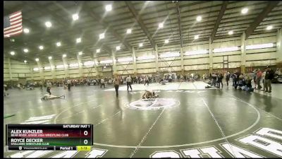 125 lbs Champ. Round 1 - Alex Kunzler, Bear River Junior High Wrestling Club vs Royce Decker, Stallions Wrestling Club