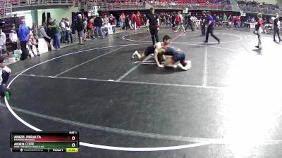 160 lbs Cons. Round 3 - Angel Peralta, Madison Dragons vs Aiden Cote, WWC Predator Wrestling