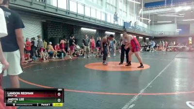 285 lbs Round 6 (10 Team) - Jaidyn Lee, CIAW vs Landon Redman, WALA