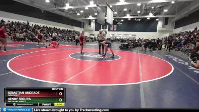 106 lbs Champ. Round 2 - Henry Segura, Santa Ana Valley vs Sebastian Andrade, Paramount