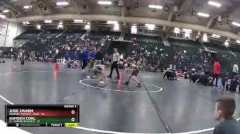 65 lbs Round 5 (6 Team) - Kamden Cohl, G.I. Grapplers Black vs Jude Swarm, Kearney Matcats - Blue