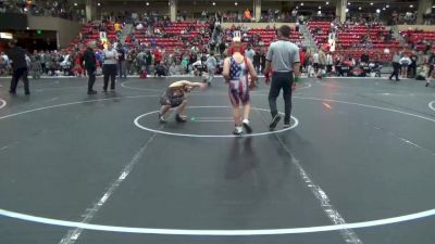 115 lbs Cons. Semi - Jackson Tapia, Bonner Springs Wrestling Club vs Brylen Riedel, Hoisington Jr Cardinals