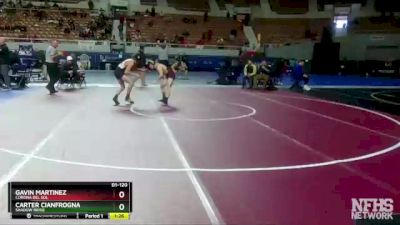 D1-120 lbs Champ. Round 1 - Carter Cianfrogna, Shadow Ridge vs Gavin Martinez, Corona Del Sol