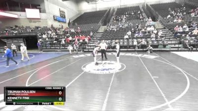 135 lbs Cons. Round 2 - Truman Poulsen, Skyline High School vs Kenneth Fink, Lehi