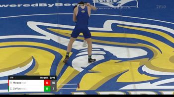 174 lbs Cade DeVos, South Dakota State vs Peyton Mocco, Missouri