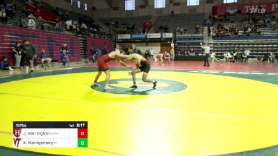 157 lbs Consi Of 4 - Jimmy Harrington, Harvard vs Kylan Montgomery, Virginia Tech