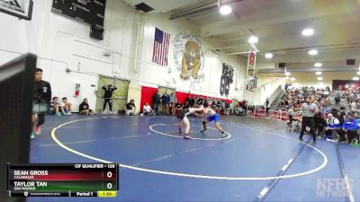 126 lbs Champ. Round 2 - Sean Gross, Calabasas vs Taylor Tan, San Marino