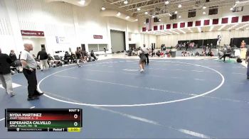 165 lbs 2nd Wrestleback (8 Team) - Esperanza Calvillo, Apple Valley, MN vs Nydia Martinez, Joliet Township, IL