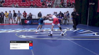 57 kg Rnd Of 64 - Revin Dickman, Contenders Wrestling Academy vs Vincent Kilkeary, Ohio Regional Training Center