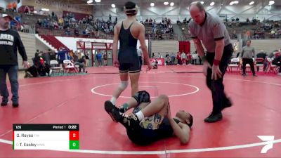 126 lbs Cons. Round 5 - Terry Easley, Warren Wrestling Academy vs Owen Reyes, Fighting Irish WC