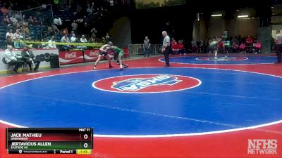 5A-157 lbs Champ. Round 1 - Jack Mathieu, Greenbrier vs Jertavious Allen, Eastside Hs