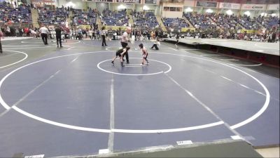 37 lbs Consi Of 4 - Xayden Gallardo, Monte Vista Takedown Wrestling Club vs Corbin McCann, Wranglers Wrestling