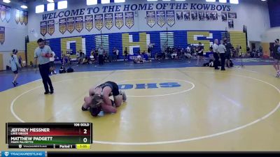 106 Gold Round 4 - Jeffrey Messner, Lake Gibson vs Matthew Padgett, Miami Palmetto