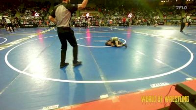 58 lbs Round Of 32 - Tytus Bongcaron, Red Star Wrestling Academy vs Bowen Freisberg, Caney Valley Wrestling