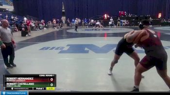 285 lbs Cons. Round 1 - Robert Hernandez, Schreiner University vs Robert Castellano, Eureka College