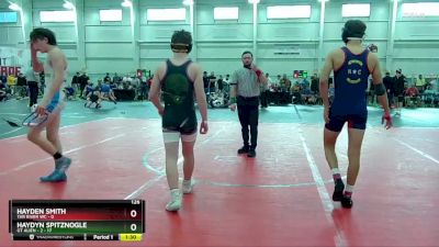 126 lbs Round 5 (10 Team) - Haydyn Spitznogle, GT Alien - 2 vs Hayden Smith, Tar River WC