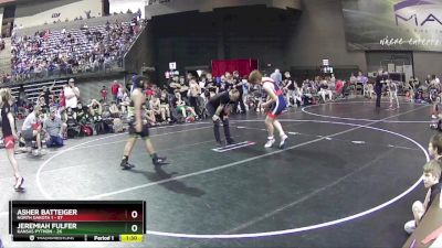 160 lbs Round 1 (4 Team) - Jeremiah Fulfer, Kansas Python vs Asher Batteiger, North Dakota 1