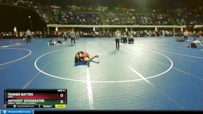 108 lbs Cons. Semi - Tanner Batten, Iowa vs Anthony Goodpaster, Sebolt Wrestling Academy