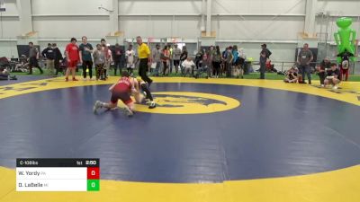 C-108 lbs Consolation - Will Yordy, PA vs Dylon LaBelle, MI