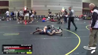 125 lbs Finals (8 Team) - Isaiah Foster, Untouchables Black vs Harrison Murdock, POWA