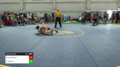 J-96 lbs Consi Of 8 #2 - Oliver Lamiman, MI vs Grayson Sloan, SC