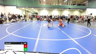 126 lbs Round Of 256 - Cooper Davis, NC vs Nate Widener, VA