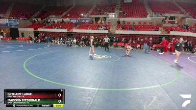 107 lbs Placement (4 Team) - Bethany Large, Katy Paetow vs Madison Fitzgerald, Katy Cinco Ranch