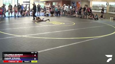 53 lbs Round 1 - Parker Scruggs, Guerrilla Wrestling (GWA) vs Columbus Behrooz, Richmond Wrestling Club