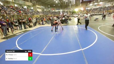 95 lbs Round Of 32 - Mason Pintor, Ortega Middle School vs Gabriel Valdez, Bald Eagle Wrestling