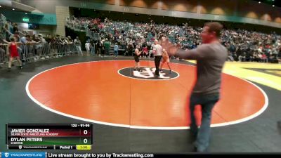 91-96 lbs Round 5 - Dylan Peters, Chester vs Javier Gonzalez, Silver State Wrestling Academy