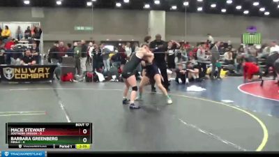 109 lbs Semis & 3rd Wb (16 Team) - Macie Stewart, Southern Oregon vs Barbara Greenberg, Menlo