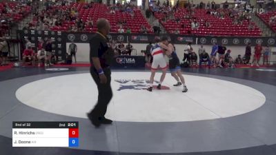 67 kg Rnd Of 32 - Riis Hinrichs, Oregon vs Jake Doone, Air Force Regional Training Center