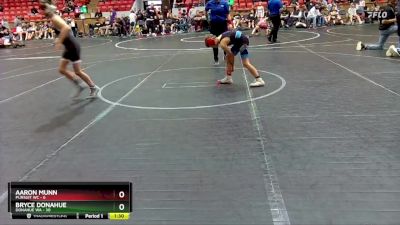 76 lbs Round 3 (4 Team) - Bryce Donahue, Donahue WA vs Aaron Munn, Pursuit WC