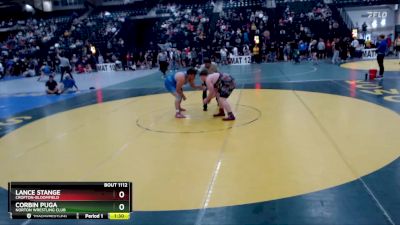 285 lbs Quarterfinal - Lance Stange, Crofton-Bloomfield vs Corbin Puga, Norton Wrestling Club