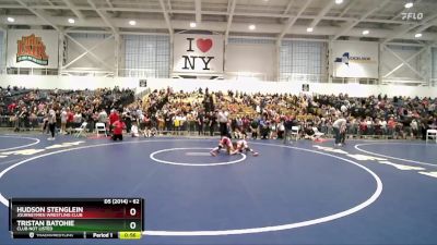 62 lbs Quarterfinal - Hudson Stenglein, Journeymen Wrestling Club vs Tristan Batohie, Club Not Listed