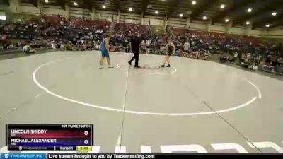 117 lbs 1st Place Match - Lincoln Smiddy, MD vs Michael Alexander, MN