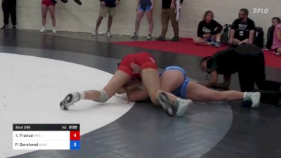 135 lbs Quarters - Isis France, Wyoming Seminary Wrestling Club vs Paige Gershmel, Montana