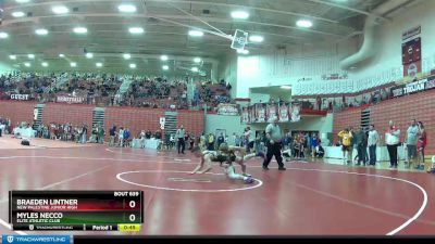 126 lbs Cons. Round 2 - Myles Necco, Elite Athletic Club vs Braeden Lintner, New Palestine Junior High