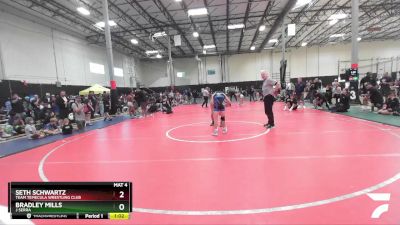 92-97 lbs Semifinal - Kale Blanton, Team Temecula Wrestling Club vs Zander Rogers, POUNDERS WC