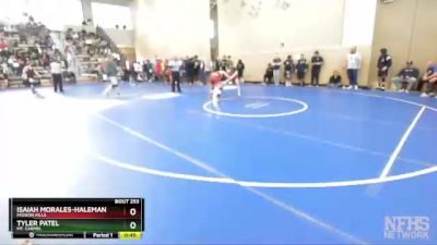 128 Boys Cons. Round 2 - Isaiah Morales-Haleman, Mission Hills vs Tyler Patel, Mt. Carmel