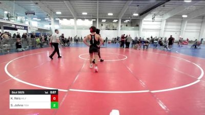 124 lbs Consi Of 4 - Kaua Reis, Milford MA vs Solomon Johns, Fisheye WC