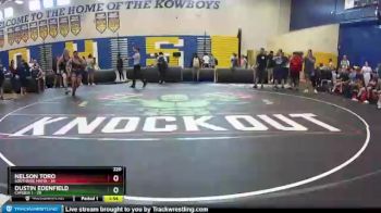 220 lbs Placement (16 Team) - Dustin Edenfield, Camden 1 vs Nelson Toro, Southside Mafia