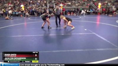 124-129 lbs Round 2 - Avaeh Smith, The Best Wrestler vs Jocelynn Richardson, Sebolt Wrestling Academy