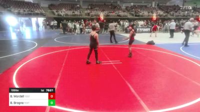 86 lbs Quarterfinal - Miguel Gamez, Brighton WC vs Jameson Knott, Erie Tigers