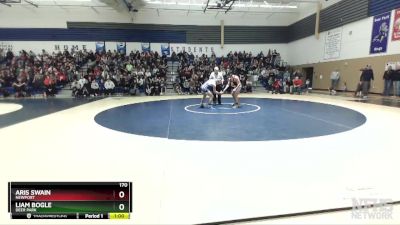 170 lbs Cons. Semi - Aris Swain, Newport vs Liam Bogle, Deer Park